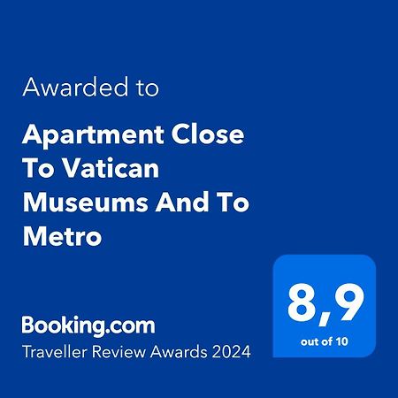 Apartment Close To Vatican Museums And To Metro Roma Ngoại thất bức ảnh